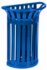 Poubelle tulipe murale Rossignol bleu 35 L