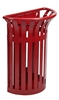 Poubelle tulipe Rossignol murale rouge 35 L