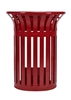 Poubelle tulipe Rossignol murale rouge 35 L