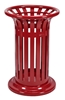 Poubelle exterieure tulipe Rossignol 60L rouge