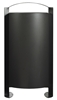 Poubelle sur pied exterieure 100 L Rossignol gris manganese