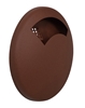 Cendrier exterieur mural Rossignol 0,5 L effet corten Disco