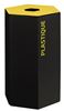 Poubelle tri selectif avec serrure Rossignol 50 L jaune