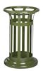 Poubelle tulipe vigipirate Rossignol 60L vert olive