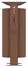 Poubelle borne canine Rossignol 100L corten