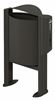 Poubelle borne canine Rossignol 40L anthracite