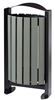 Poubelle exterieur imitation bois Rossignol 60L