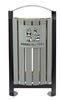 Poubelle recyclee exterieur Rossignol 2x60L