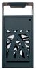 Poubelle de tri sélectif Cybel 2x60L anthracite avec cendrier