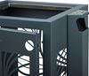 Poubelle extérieure 110L Bella anthracite avec cendrier
