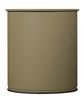 59751 - Corbeille papier 15L gris olive Rossignol
