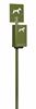 Borne de proprete canine Rossignol 500 sacs vert olive