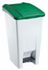 Poubelle de cuisine Rossignol 60 litres Haccp couvercle vert