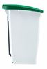Poubelle de cuisine Rossignol 60 litres Haccp couvercle vert