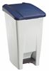 Poubelle de cuisine Rossignol 60 litres HACCP couvercle bleu