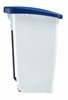 Poubelle de cuisine Rossignol 60 litres HACCP couvercle bleu