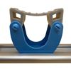Support fixe balai mural sur rail 50cm