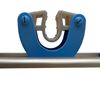 Support fixe balai mural sur rail 50cm
