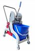 Chariot de menage 2x20 L presse