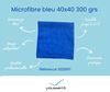 Chiffon microfibre bleu 40x40 300 grs
