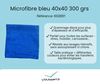 Chiffon microfibre bleu 40x40 300 grs