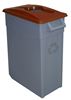 60623236 - Poubelle de tri sélectif 65L marron
