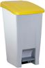 60623301 - Poubelle tri selectif cuisine couvercle jaune 60 L 