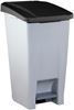 60623307 - Poubelle tri sélectif cuisine couvercle noir 60 L 