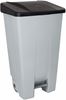 60623407 - Poubelle tri sélectif cuisine couvercle noir 120 L 