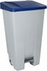 60623408 - Poubelle tri sélectif cuisine couvercle bleu 120 L 