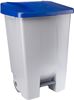 60623418 - Poubelle tri sélectif cuisine couvercle bleu 80 L 
