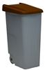 60623446 - Poubelle de tri sélectif 85L marron