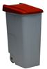 60623449 - Poubelle de tri sélectif 85L rouge
