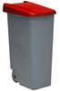 60623459 - Poubelle de tri sélectif 110L rouge