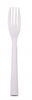 Fourchette plastique reutilisable blanc