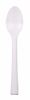Cuillere plastique reutilisable blanc