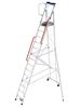 Escabeau mobile de rayonnage 7 marches