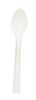 Petite cuillere plastique reutilisable blanche