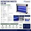 61536 - Destructeur insectes Led 14 watts 100 m2