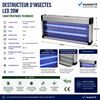 61538 - Destructeur insectes Led 20 watts 150 m2