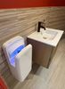 Seche main air pulse vertical blanc