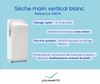 Seche main air pulse vertical blanc