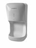 Seche mains electrique air pulsé horizontal blanc