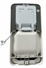 Seche mains electrique air pulsé horizontal blanc