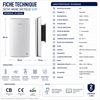61695 - Sèche mains air pulsé slim