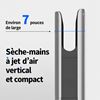 Sèche mains air pulsé slim