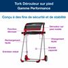 Dérouleur Tork bobine sur pied mobile rouge