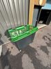 Conteneur poubelle 4 roues 660L vert