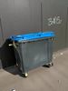 Conteneur poubelle 4 roues 660L bleu