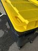 Conteneur poubelle 4 roues 660L jaune